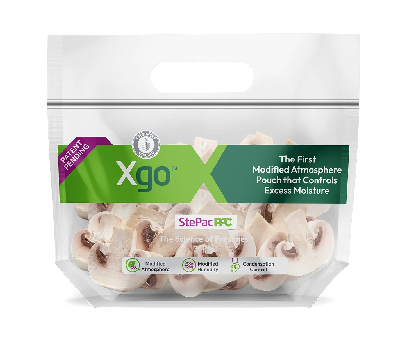 Xgo PAZ Stand Up Pouch Sliced Mushrooms Xgo PAZ Stand Up Pouch Sliced Mushrooms