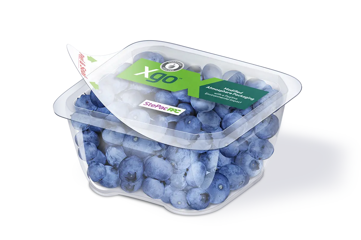 Xgo Resealable Lidding Film Blueberries packaging Xgo Resealable Lidding Film Blueberries packaging